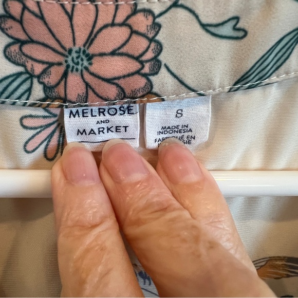 Nordstrom Melrose & Market Light Floral Bolero —So Cute! - Picture 3 of 4